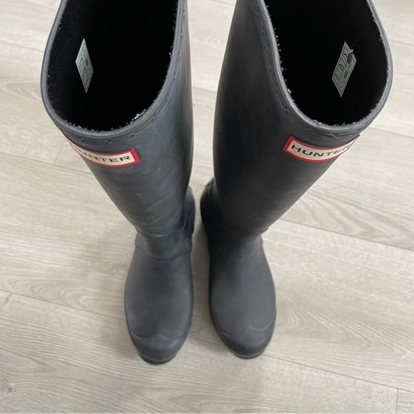 Hunter Rubber tall Rain Boots size 5 - Picture 9 of 15